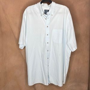 Big & Tall Harbor Bay Men's 2XL Short Sleeve Button Down Shirt - LIKE NEW